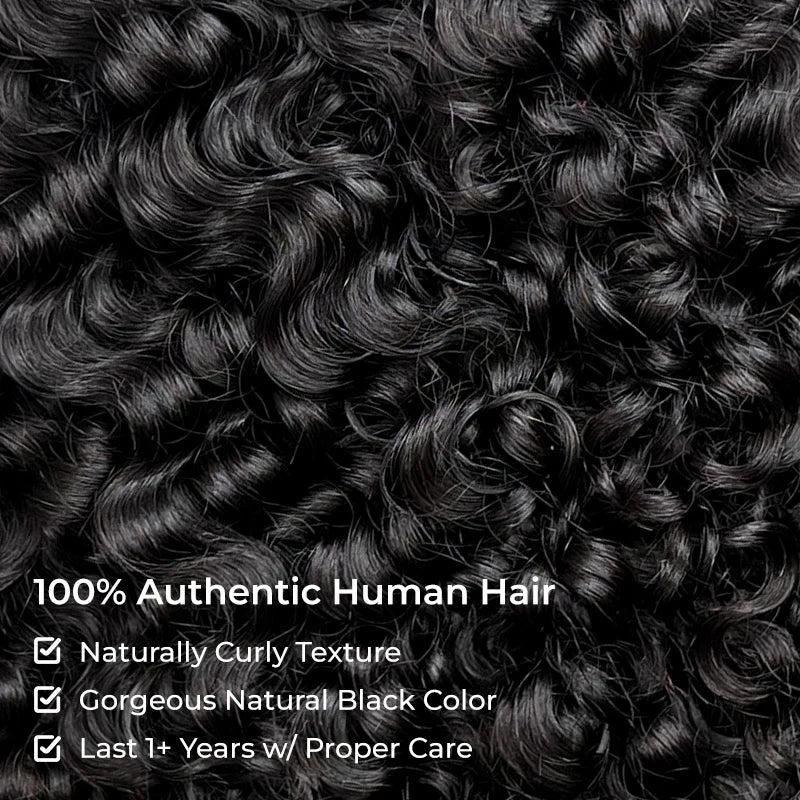 M-Cap 9x6 Burmese Curly Wear Go Glueless 250% Density Drawstring Wig Pre-Cut Lace Beginner Friendly