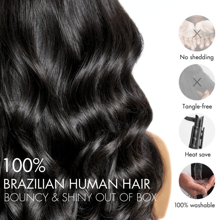 Upgraded Brazilian Hair Afro Kinky Curly 100% Virgin Human Hair Bundles