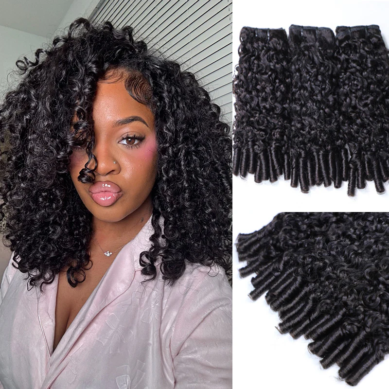 Burmese Curly Human Hair Bundles Deal