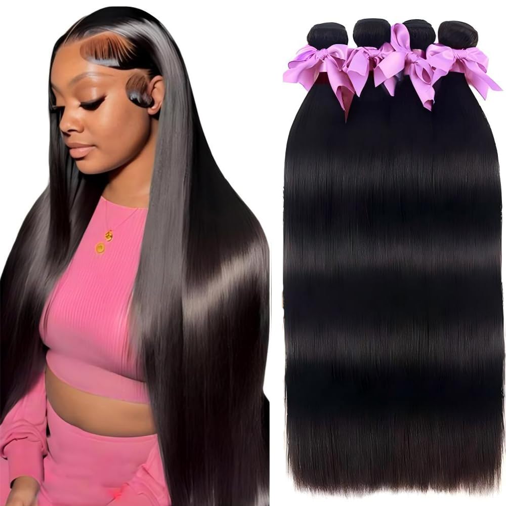 Straight Hair Bundles 10A Grade 100% Human Virgin Hair unprocessed