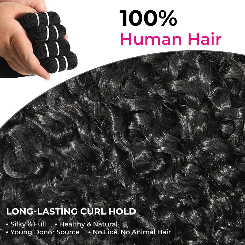 Burmese Curly Human Hair Bundles Deal