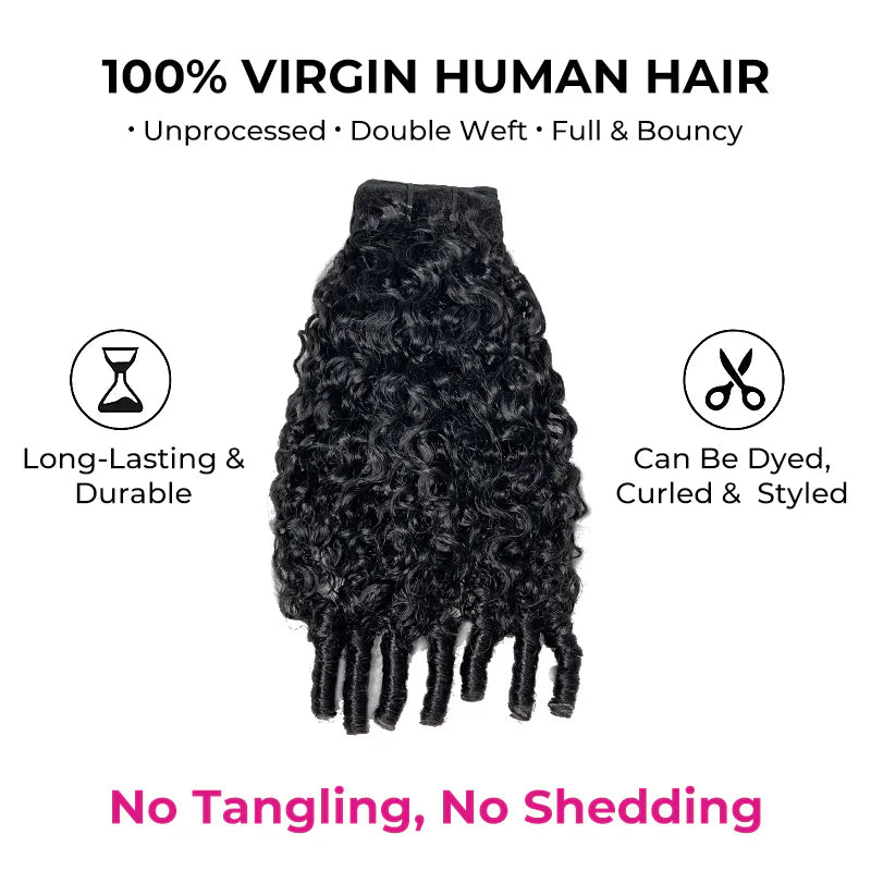 Burmese Curly Human Hair Bundles Deal