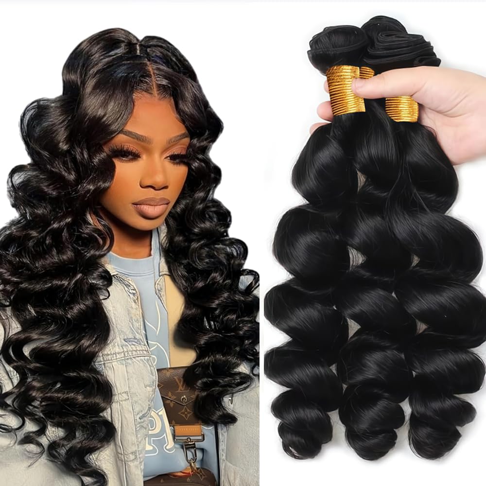 Loose Wave Hair Bundles 10A Grade 100% Human Virgin Hair unprocessed