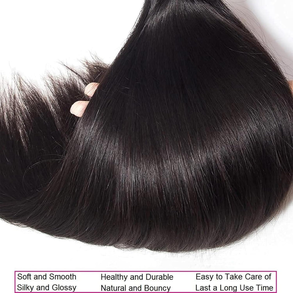 Straight Hair Bundles 10A Grade 100% Human Virgin Hair unprocessed
