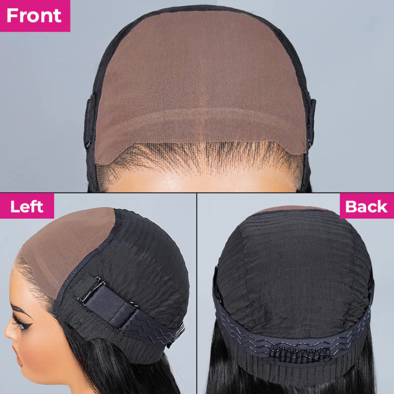 Straight Wear Go Glueless Bob Wigs Pre Cut HD Lace Closure Wigs