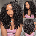 M-Cap 9x6 Burmese Curly Wear Go Glueless 250% Density Drawstring Wig Pre-Cut Lace Beginner Friendly